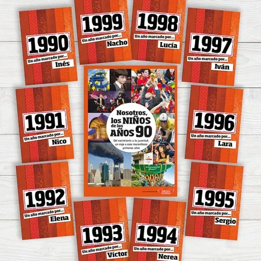 Libro "Nosotros, los Ni&ntilde;os de los a&ntilde;os 90"