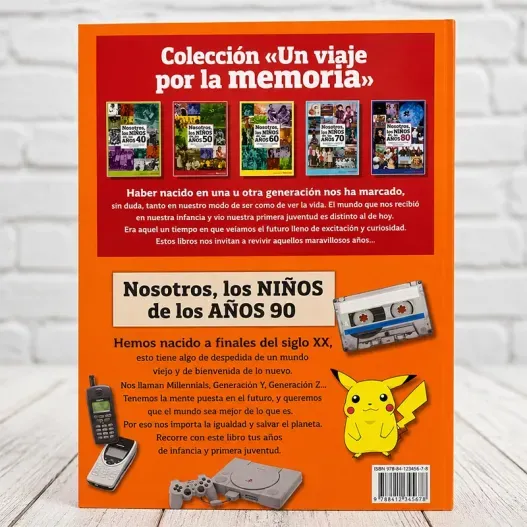 Libro "Nosotros, los Ni&ntilde;os de los a&ntilde;os 90" (Idea de regalo original)
