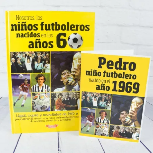 Libro 'Nosotros, los ni&ntilde;os futboleros en los a&ntilde;os 60' (Detalle de presentación)