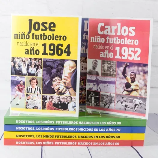 Libro f&uacute;tbol a&ntilde;o de nacimiento (Vista alternativa)