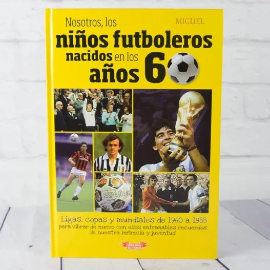 Libro para futboleros nacidos en... (Idea de regalo original)