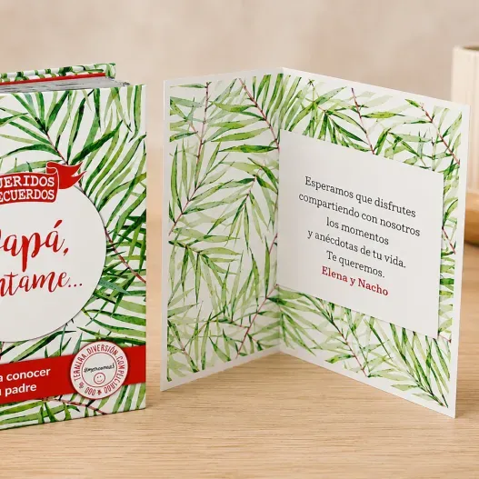 Libro Pap&aacute; cu&eacute;ntame con tarjeta personalizada (Vista alternativa)