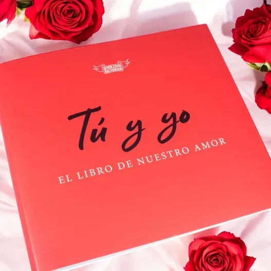 Libro T&uacute; y yo con tarjeta personalizada