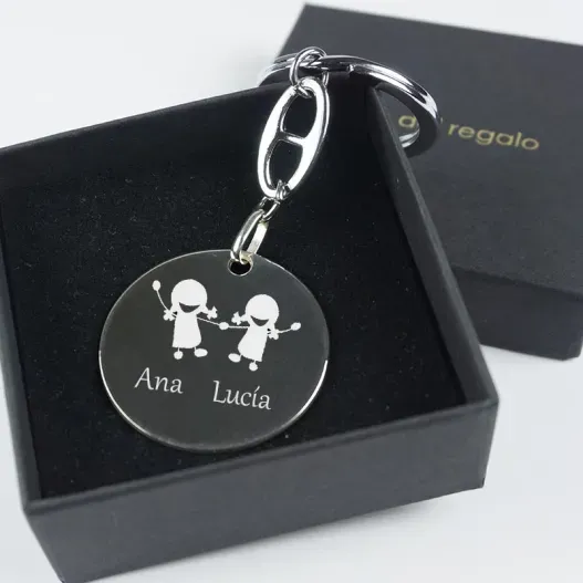Llavero alban personalizado (Detalle de presentación)