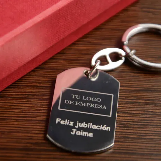 Llavero con logo grabado (Foto de catálogo)