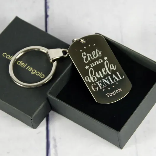Llavero personalizado Eres una abuela genial (Vista alternativa)