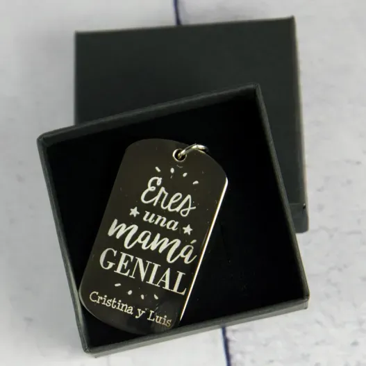 Llavero personalizado Eres una mam&aacute; genial (Foto de catálogo)