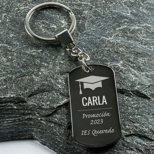 Llavero personalizado Graduaci&oacute;n (Detalle de presentación)