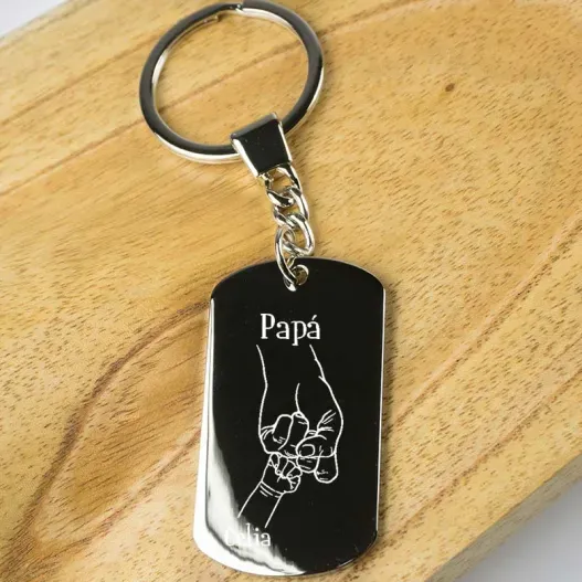 Llavero personalizado 'Un gran equipo' (Idea de regalo original)
