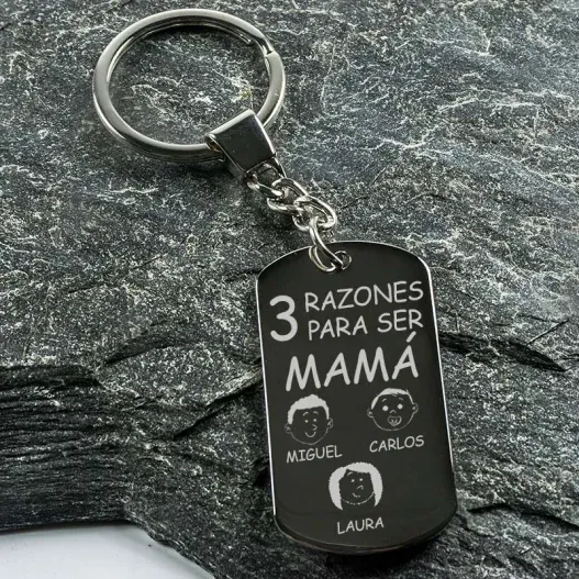 Llavero razones para ser mam&aacute; (Vista alternativa)