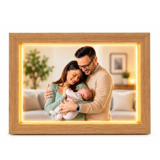 Marco luminoso personalizado con Foto (Idea de regalo original)