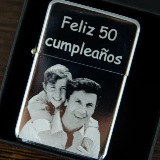 Mechero grabado cumplea&ntilde;os