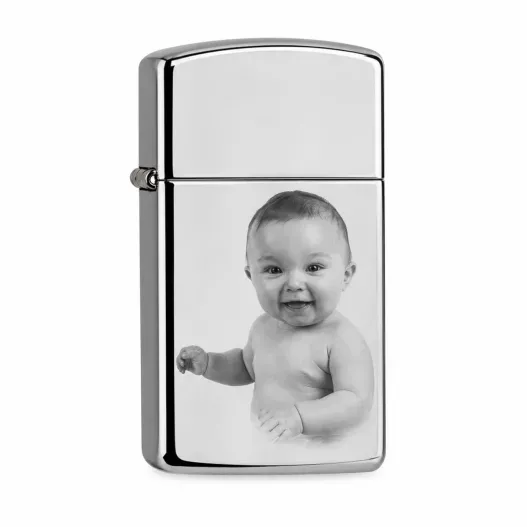 Mechero Zippo Slim personalizado (Idea de regalo original)