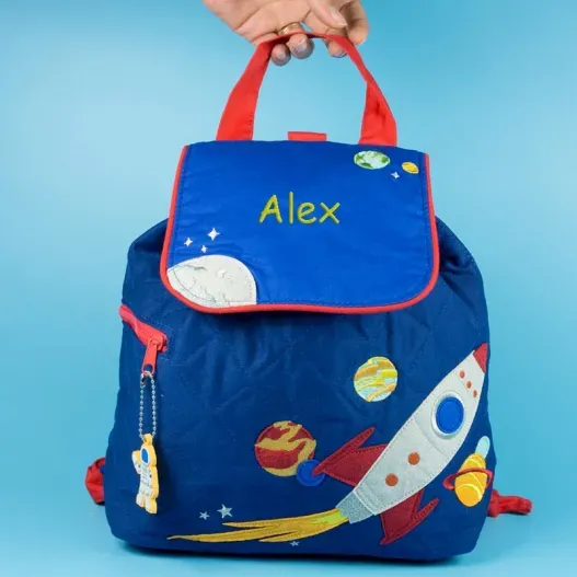 Mochila infantil acolchada personalizada (Detalle de presentación)