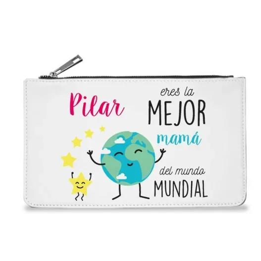 Monedero personalizado "la mejor del mundo" (Detalle de presentación)