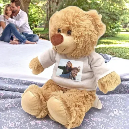 Osito de peluche con foto (Foto de catálogo)