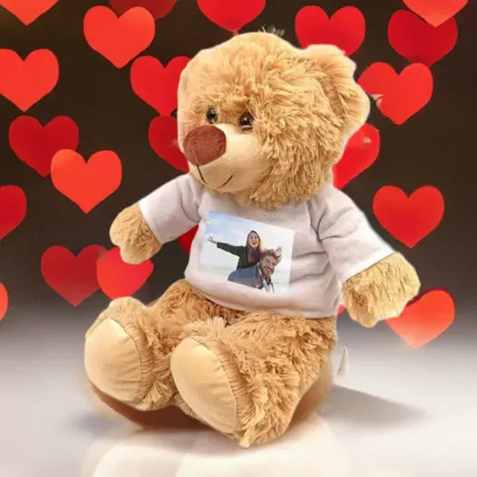 Osito de peluche con foto (Detalle de presentación)