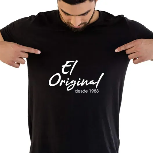 Pack camisetas personalizadas Original y Remix (Foto de catálogo)