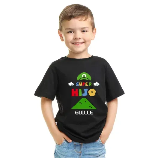 Pack camisetas personalizadas S&uacute;per... (Opción de grabado)