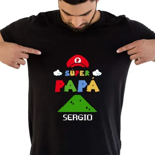 Pack camisetas personalizadas S&uacute;per... (Muestra del producto)