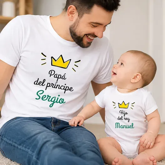 Pack personalizado camisetas 'Pap&aacute; del ...' (Vista alternativa)