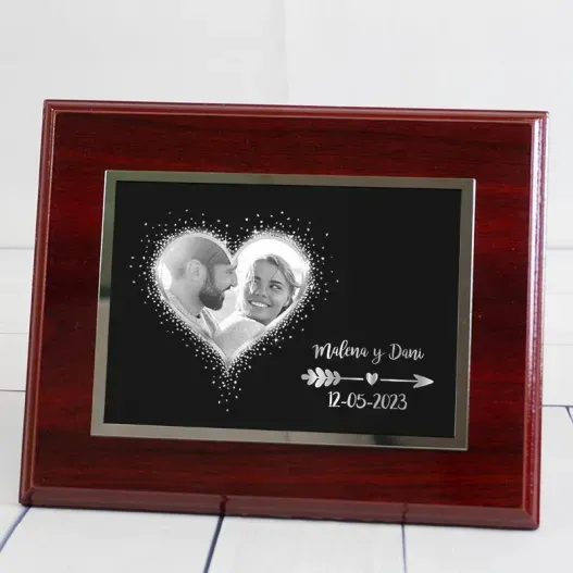 Placa para enamorados personalizada (Vista alternativa)