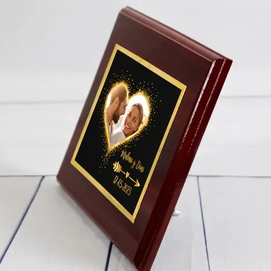 Placa para enamorados personalizada (Idea de regalo original)