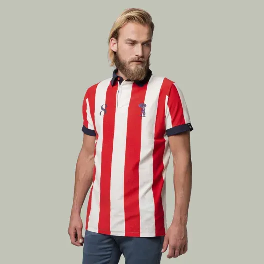 Polo Colchoneros con tarjeta personalizada (Detalle de presentación)