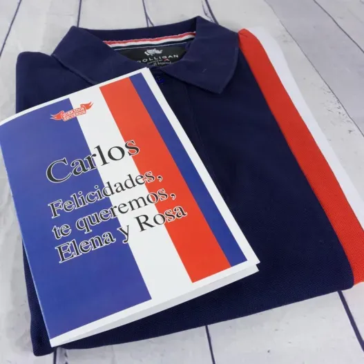 Polo Victory Goalkeeper con tarjeta personalizada (Idea de regalo original)