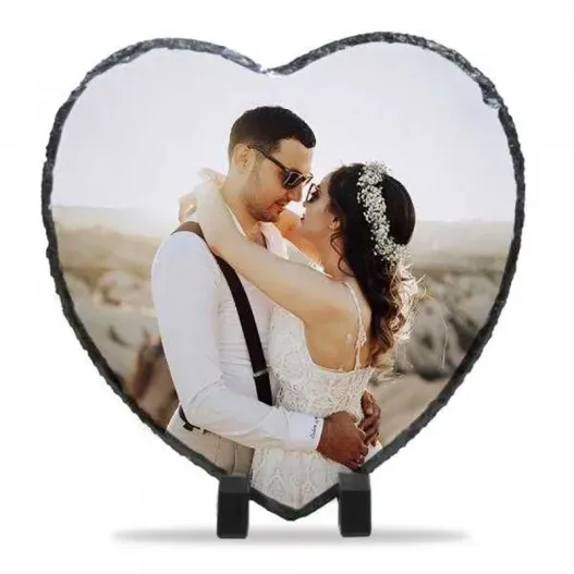 Portafotos de pizarra personalizado (Idea de regalo original)