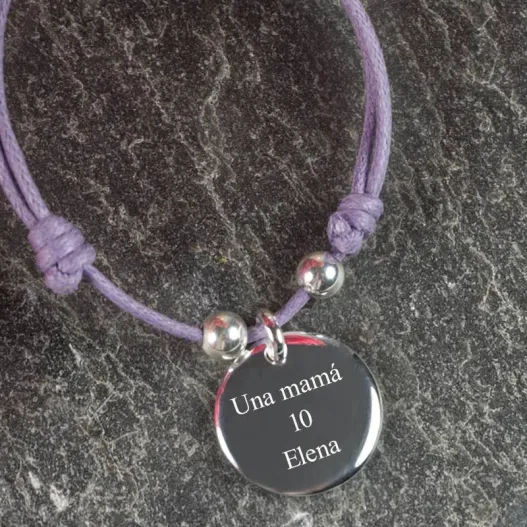Pulsera medalla personalizada (Vista alternativa)