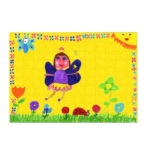 Puzzle personalizado con el dibujo de tu hijo (Detalle de presentación)