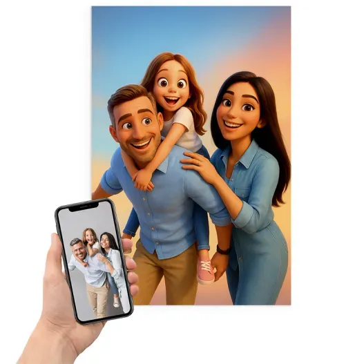 Retrato personalizado a partir de tu foto (Elige tu estilo)