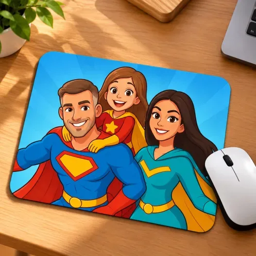 Retrato personalizado a partir de tu foto en alfombrilla (Idea de regalo original)