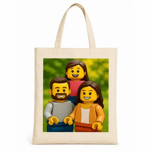 Retrato personalizado a partir de tu foto en Bolsa Totte (Idea de regalo original)