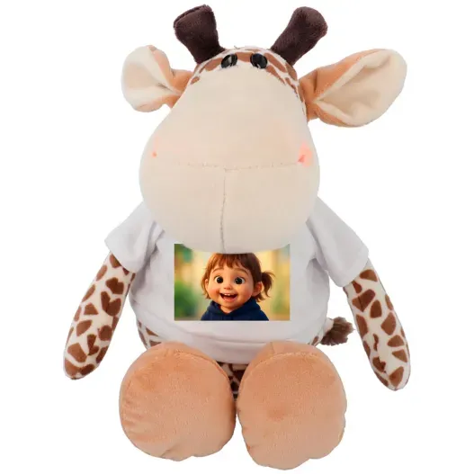 Retrato personalizado en peluche de 23 cm (Vista alternativa)