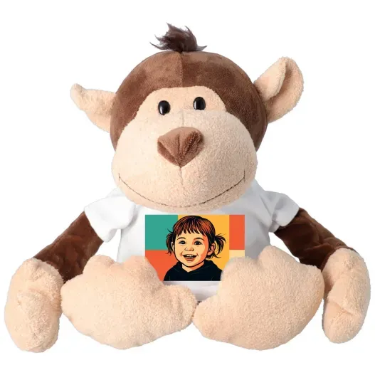 Retrato personalizado en peluche de 23 cm (Foto de catálogo)