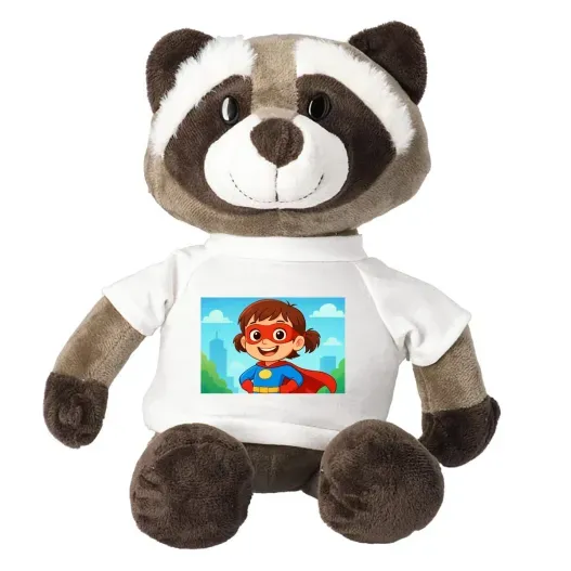 Retrato personalizado en peluche de 23 cm (Idea de regalo original)