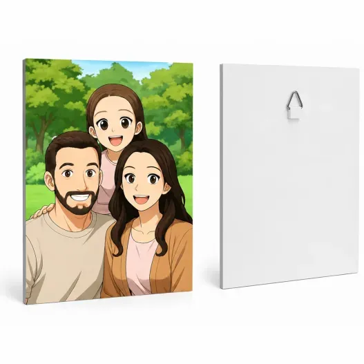 Retrato personalizado Estilo Dibujos Animados en PVC a partir de tu foto con IA (Vista alternativa)
