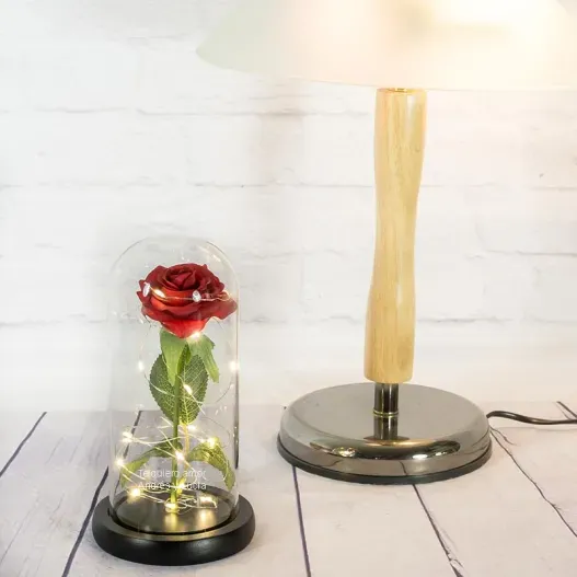 Rosa eterna personalizada (Idea de regalo original)