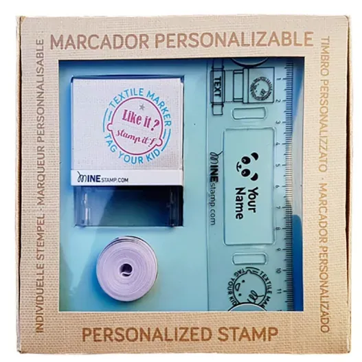 Sello marcador de ropa personalizado (Idea de regalo original)