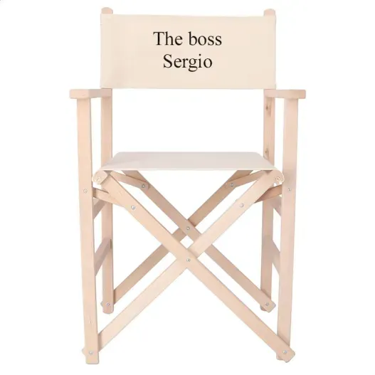 Silla de director personalizada (Idea de regalo original)