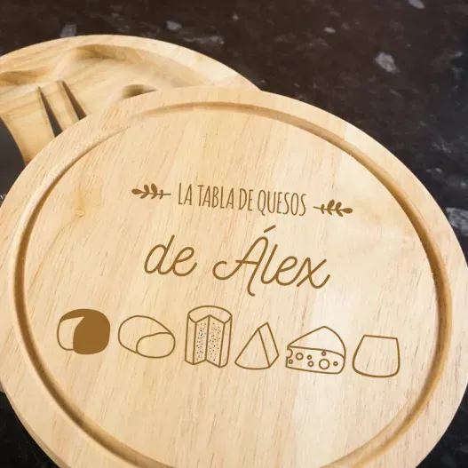 Tabla de quesos personalizada (Detalle de presentación)