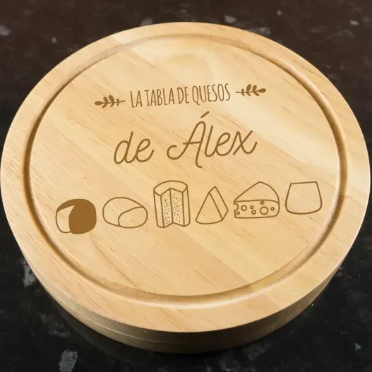 Tabla de quesos personalizada (Idea de regalo original)