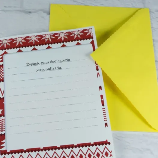 Tarjeta de Navidad personalizada (Detalle de presentación)