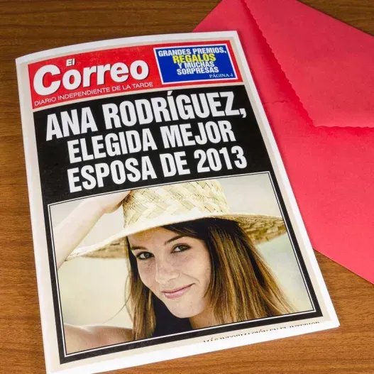 Tarjeta personalizada "El Diario"