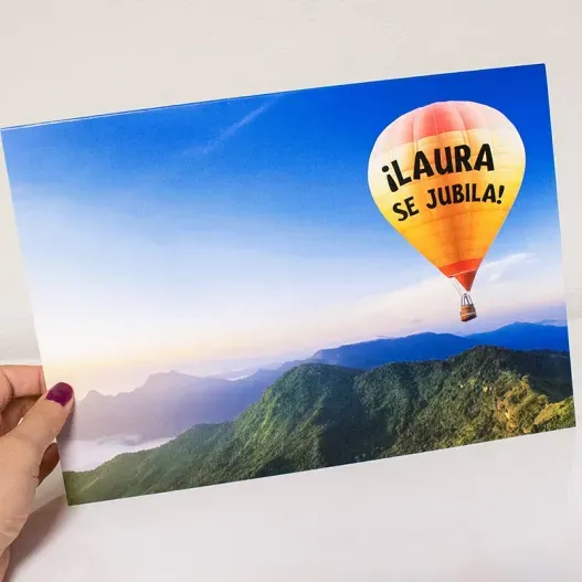 Tarjeta personalizada especial Jubilaci&oacute;n (Idea de regalo original)