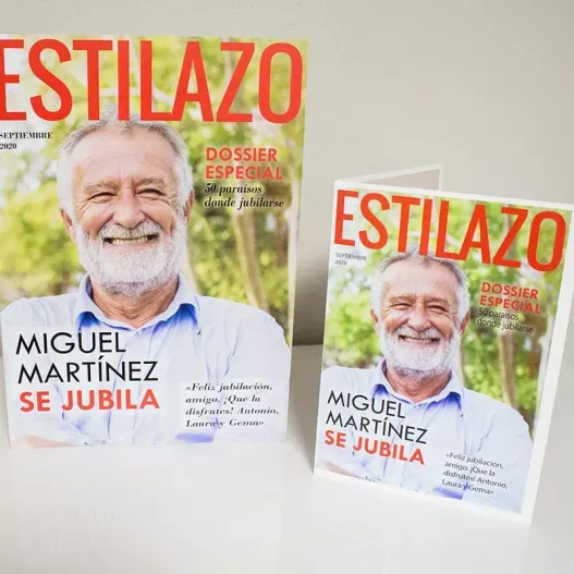 Tarjeta personalizada 'Estilazo' (Detalle de presentación)