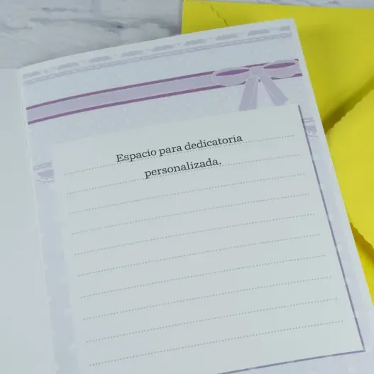 Tarjeta personalizada para bautizos (Idea de regalo original)