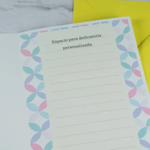 Tarjeta personalizada para el bautizo de un beb&eacute; (Idea de regalo original)
